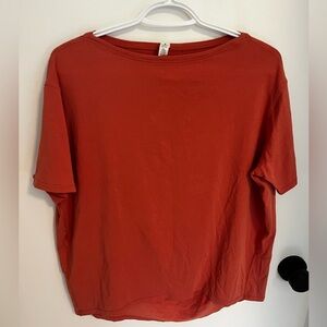 Lululemon Athletica Pima Cotton, relaxed fitting t-shirt.